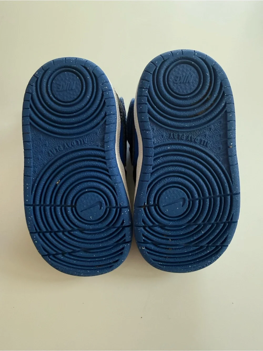 Nike Toddler Black and Blue High-Top Sneakers
